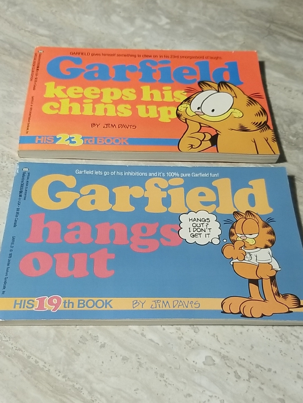 Garfield Hangs Out & Keeps His Chins Up Comic Book Lot